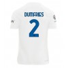 Inter Milan Denzel Dumfries #2 Auswärtstrikot 2023-24 Kurzarm